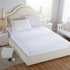 Plain White Cotton Bedsheets